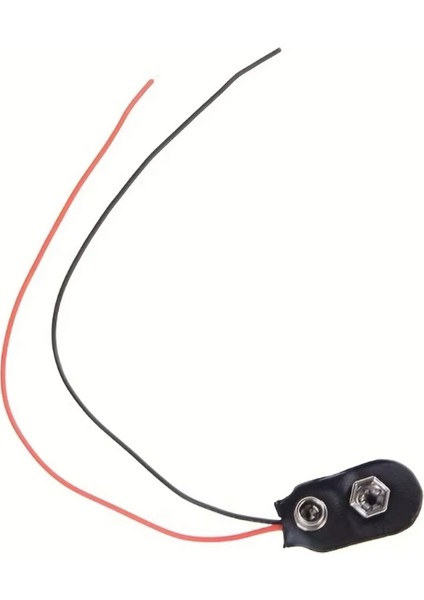 9V Pil Yuvası 9V Pil Tutucu Yuvası (10 Adet) fırsatları