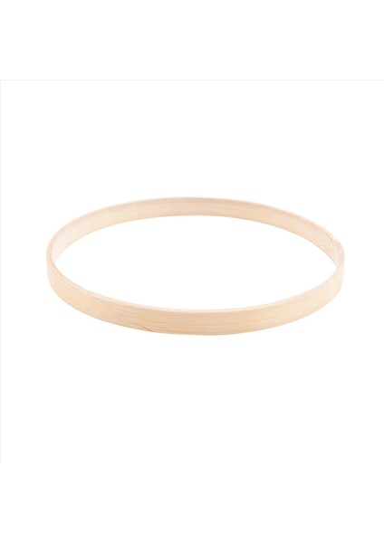 Rüya Bambu Yüzükler, Ahşap Daire Yuvarlak Yuvarlak Catcher DIY Hoop Çiçek Çelenk Evi Bahçe Bitki Dekoru Asma Sepet 13cm (Yurt Dışından)