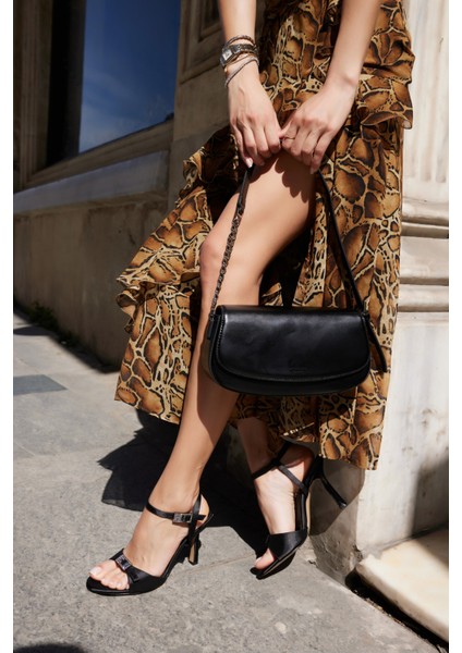 Caliva Kadın Siyah Omuz Askili Ithal Çanta modelleri