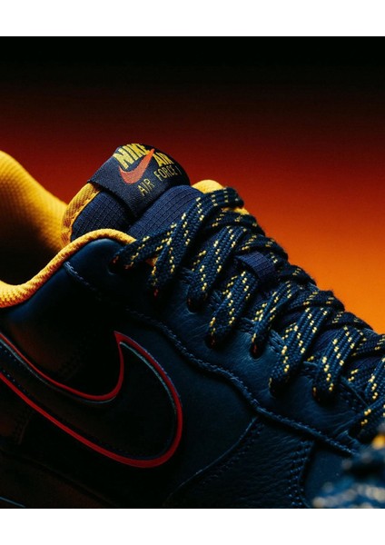 Air Force 1 '07 Lv8 'retro Pack Lettering' Erkek Mavi Sneaker Ayakkabı-Sportxoutlet modelleri