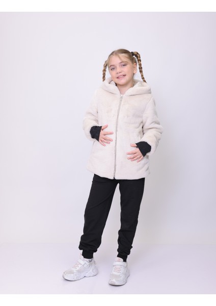 MELISA ÇOCUK MONT Kapüşonlu Rabbit Peluş Çocuk Mont fırsatları