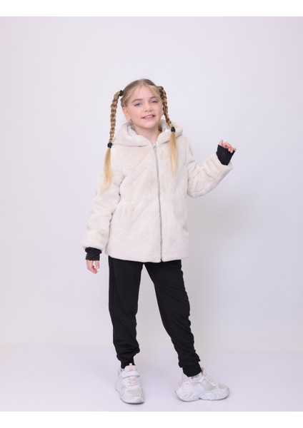 MELISA ÇOCUK MONT Kapüşonlu Rabbit Peluş Çocuk Mont indirimleri