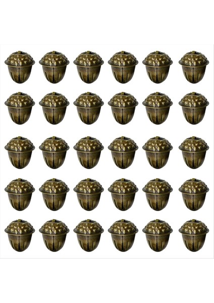 50pcs Christmas Palamut-Jingle Bells Vintage Bronz Bells 1.2 inç Metal zanaat çanı Xmas Ev Süsleme (Yurt Dışından)