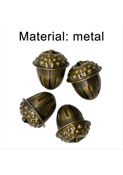 50pcs Christmas Palamut-Jingle Bells Vintage Bronz Bells 1.2 inç Metal zanaat çanı Xmas Ev Süsleme (Yurt Dışından)