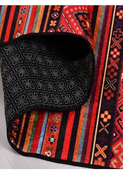 Otantik MDL832 Vintage Baskı Halı Silinebilir Yıkanabilir Salon Antre Mutfak Halı Yolluk fırsatları