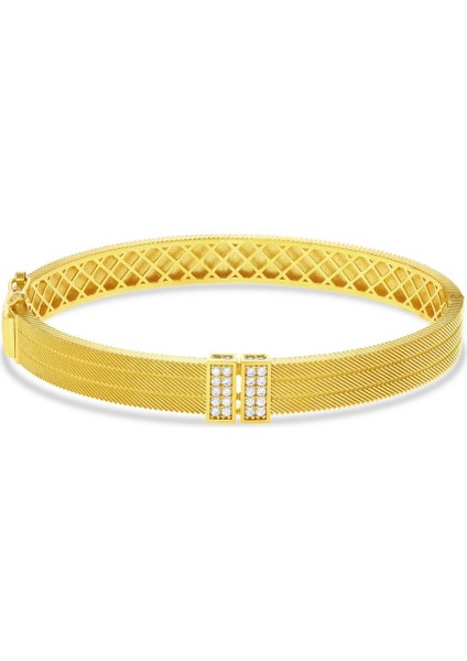 Tasarım Altın Kelepçe - 14K