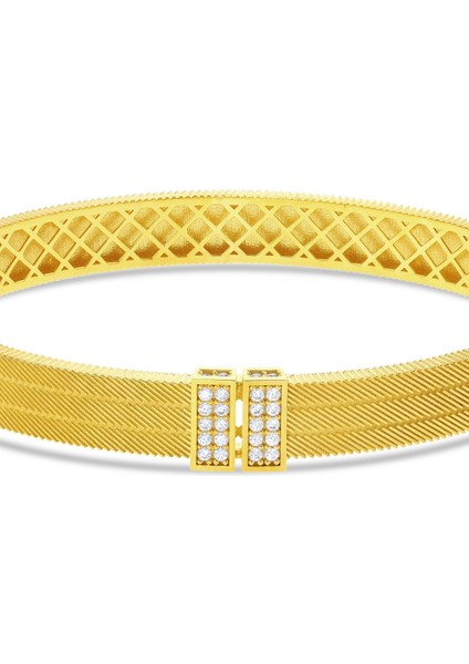 Tasarım Altın Kelepçe - 14K