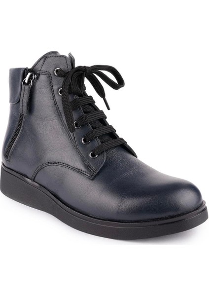 Hakiki Deri Sade Rahat Ortopedik Taban Bot Gri 2202 Bot modelleri