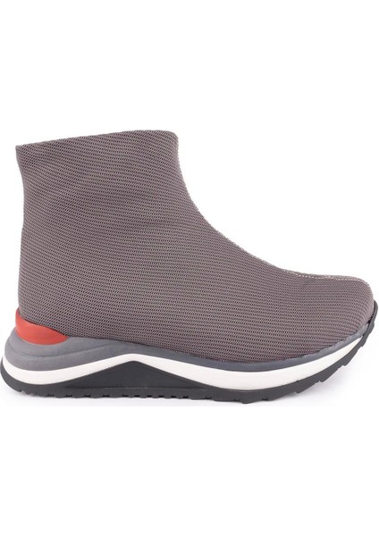 Kumaş Modern Ortopedik Spor Bot Gri Kumaş 1443 fırsatları