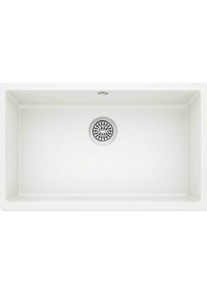 5yıl Garantili Granit Eviye 70X40 Tezgah Altı Beyaz Eviye