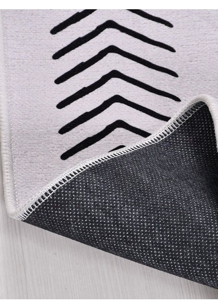 Otantik 3013 Modern Baskı Halı Silinebilir Yıkanabilir Salon Antre Mutfak Halı Yolluk