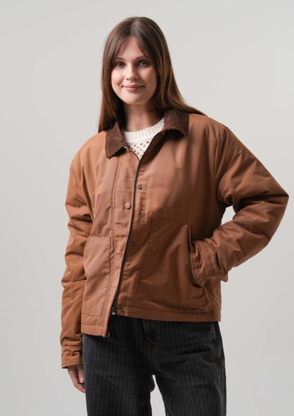 LILY KADIN MONT Kadife Yaka Kadın Mont