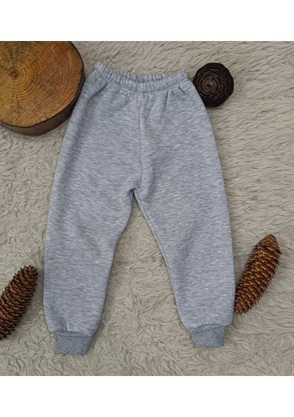 Şardonlu Üç Iplik Eşofman Altı