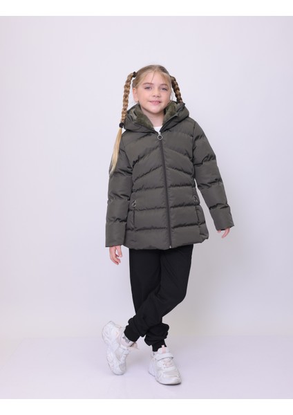 HANDEGIRL ÇOCUK MONT Kapüşonlu Şişme Kız Çocuk Mont modelleri