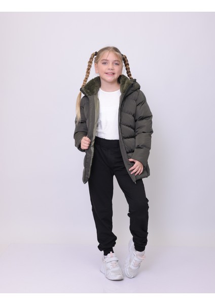 HANDEGIRL ÇOCUK MONT Kapüşonlu Şişme Kız Çocuk Mont fırsatları