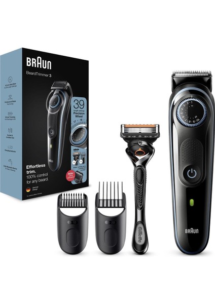 Bt 3340 Ayarlanabilir Taraklı Saç & Sakal Şekillendirici Gillette Hediye