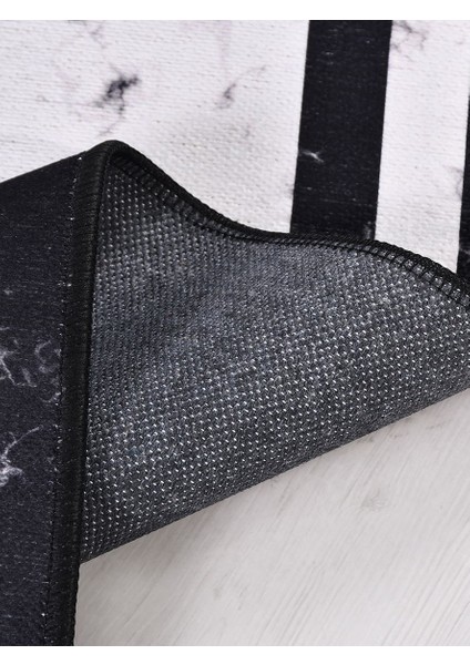 Otantik MDL757 Modern Baskı Halı Silinebilir Yıkanabilir Salon Antre Mutfak Halı Yolluk