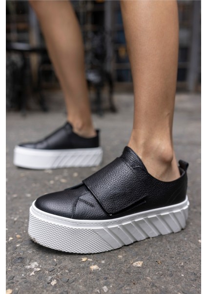 Carrola Kadin Siyah Gercek Deri Sneaker fiyatları