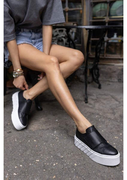 Carrola Kadin Siyah Gercek Deri Sneaker indirimleri