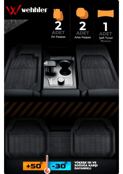 Ford Escape 2020-2021-2022-2023-2024-2025 Havuzlu ve Esnek Paspas indirimleri