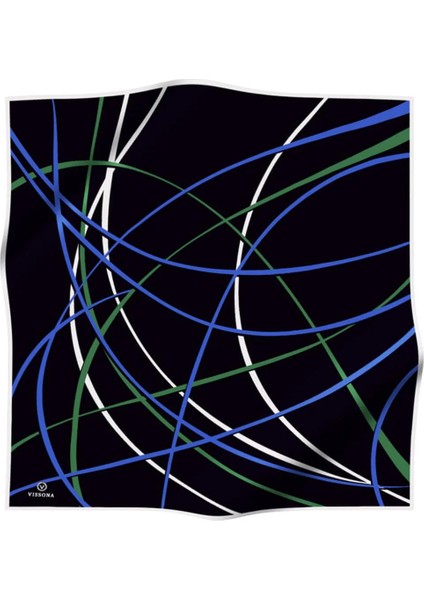 Kadın Twill Ipek Eşarp Saks - Zümrüt Yeşili DGN50487 fiyatları