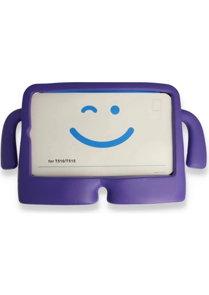 iPad 2022 10.9 (10.nesil) Kılıf Karakter Tablet Silikon - Mor