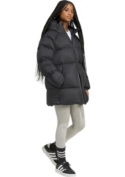 Kadın Siyah Mont Wmyshelter Prk JN1998 fırsatları
