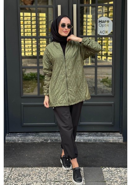 Ceket KA-A25-13074 Yeşil