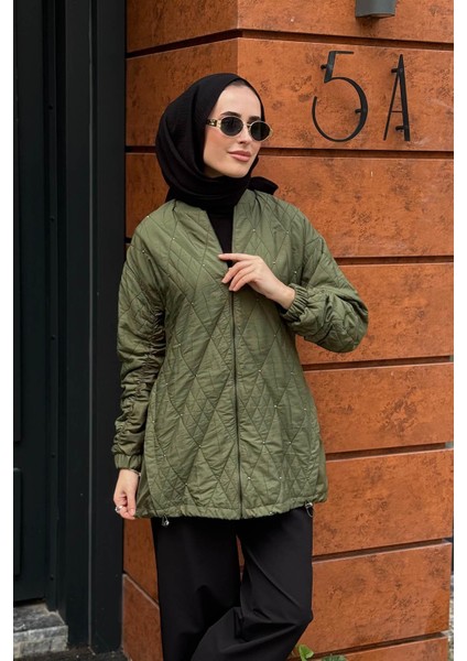 Ceket KA-A25-13074 Yeşil modelleri