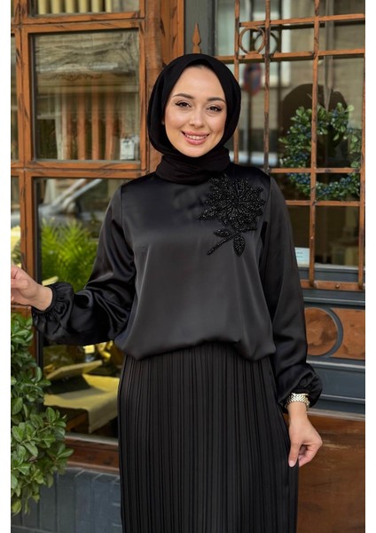 Nurcan Çetin Etekli Takım 25567 Siyah modelleri