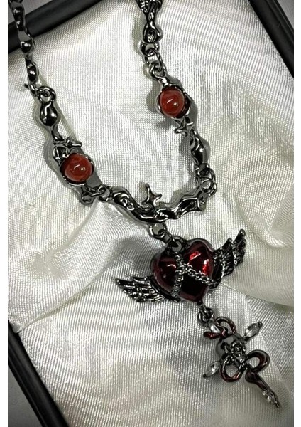 Medusanın Kalbi Doğal Taşlı Kolye fiyatları