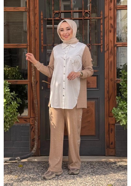 Fuat Gürşen Pantolonlu Takım 25K-4364 Bej