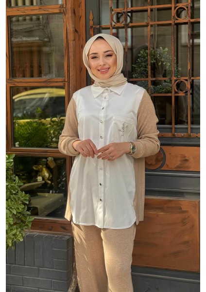 Fuat Gürşen Pantolonlu Takım 25K-4364 Bej modelleri