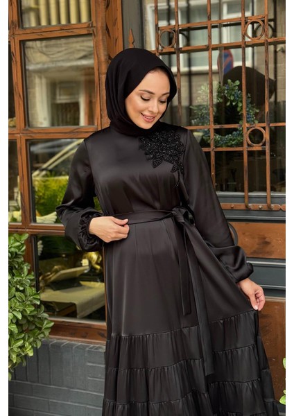 Nurcan Çetin Elbise 25192 Siyah modelleri