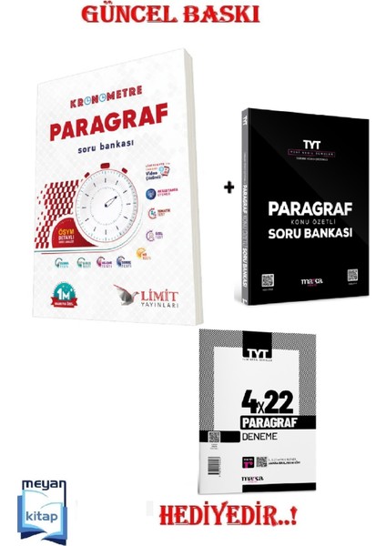 Kronometre Paragraf Soru Bankası+Marka Paragraf Soru Bankası (Deneme Hediye)