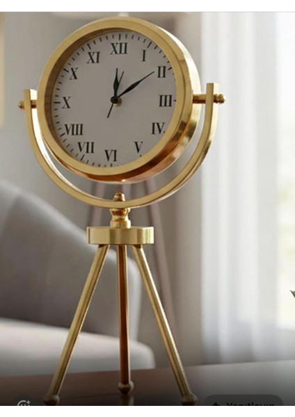 Dekoratif Hediyelik Şık Tasarım Masa Saati