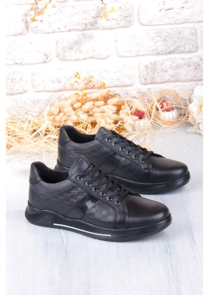 9055 Napa Rahat Kauçuk Taban Orijinal Hakiki Deri Erkek Ayakkabı