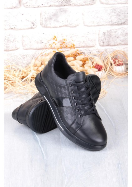 9055 Napa Rahat Kauçuk Taban Orijinal Hakiki Deri Erkek Ayakkabı