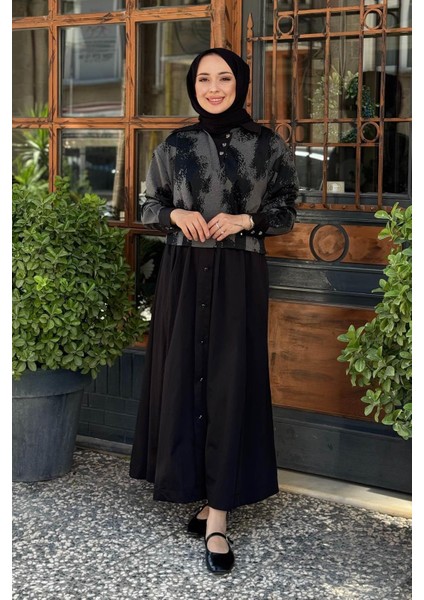 Elbise 2502-5028 Siyah