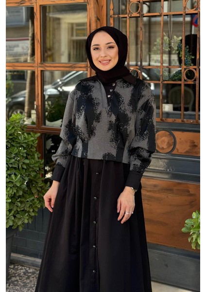 Elbise 2502-5028 Siyah modelleri