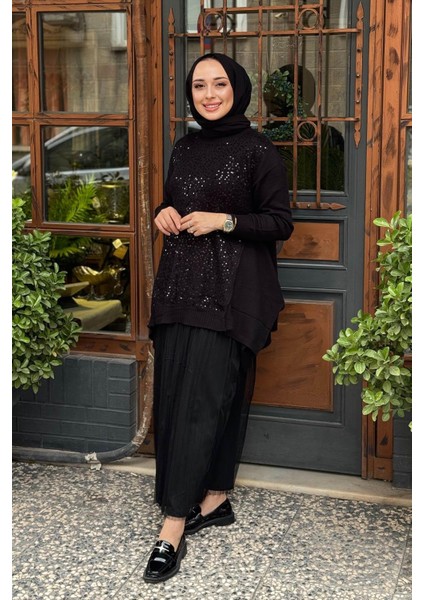 Venedik Elbise 25W5001 Siyah