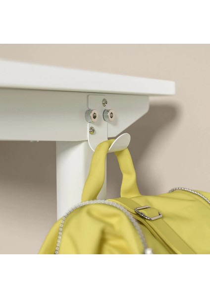 Relatera Çocuk Çalışma Masası Beyaz 90 x 60 cm Yükseklik Ayarsız