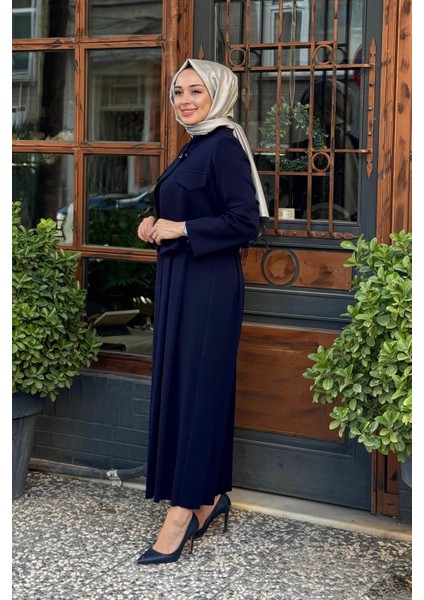Triko Elbise Ceket Takım T25PF-0003 Lacivert modelleri