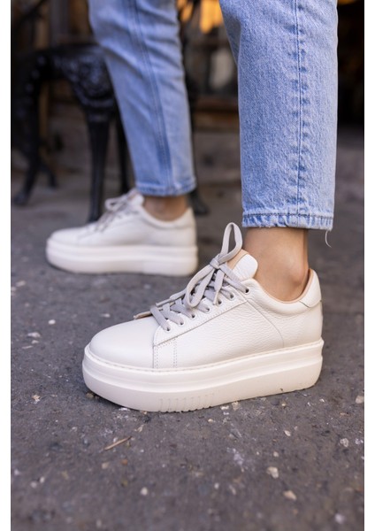 Rold Kadın Bej Gercek Deri Sneaker indirimleri