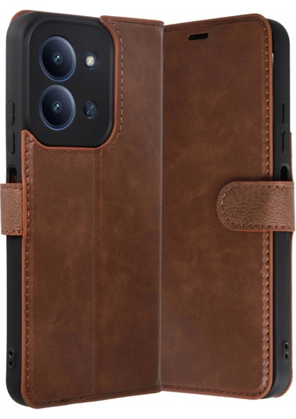 Xiaomi Redmi 15C 4g Trend S Plus Kapaklı Kılıf - Taba