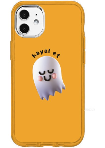 IPHONE 11 Özel Hayalet Baskılı Lüks Silikon Kılıf