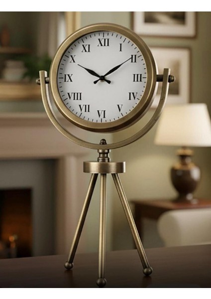 Dekoratif Hediyelik Şık Tasarım Masa Saati