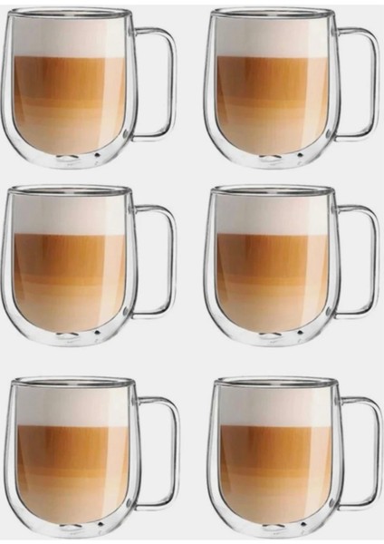 12'li Çift Cidarlı Nescafe, Latte, Bitki Çayı Kupası 250 ml