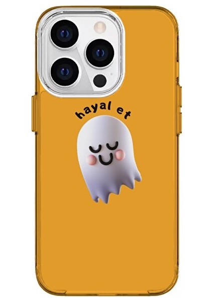 IPHONE 14 Pro Max Özel Hayalet Baskılı Lüks Silikon Kılıf