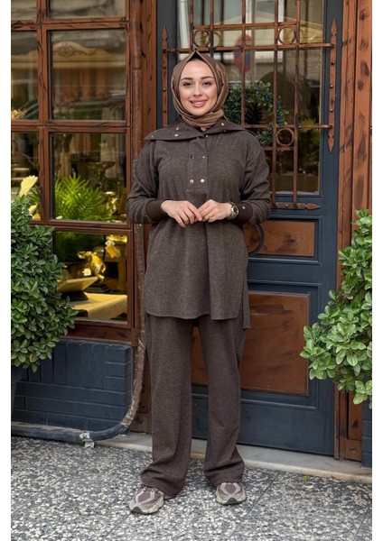 Pantolonlu Takım MA24.41 Kahve